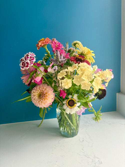 Botanica seasonal flower jam jar