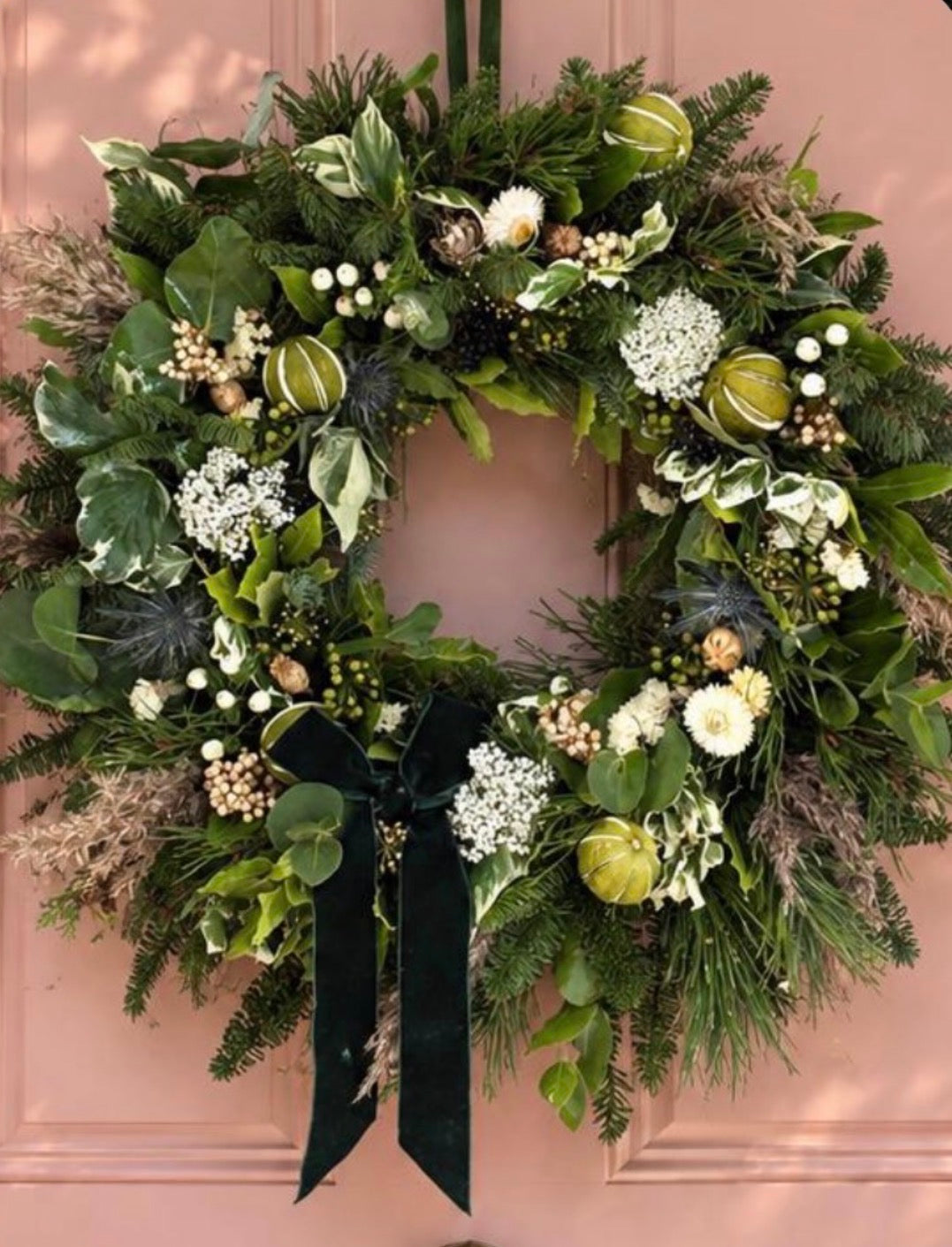 Green and Gathered Wreath